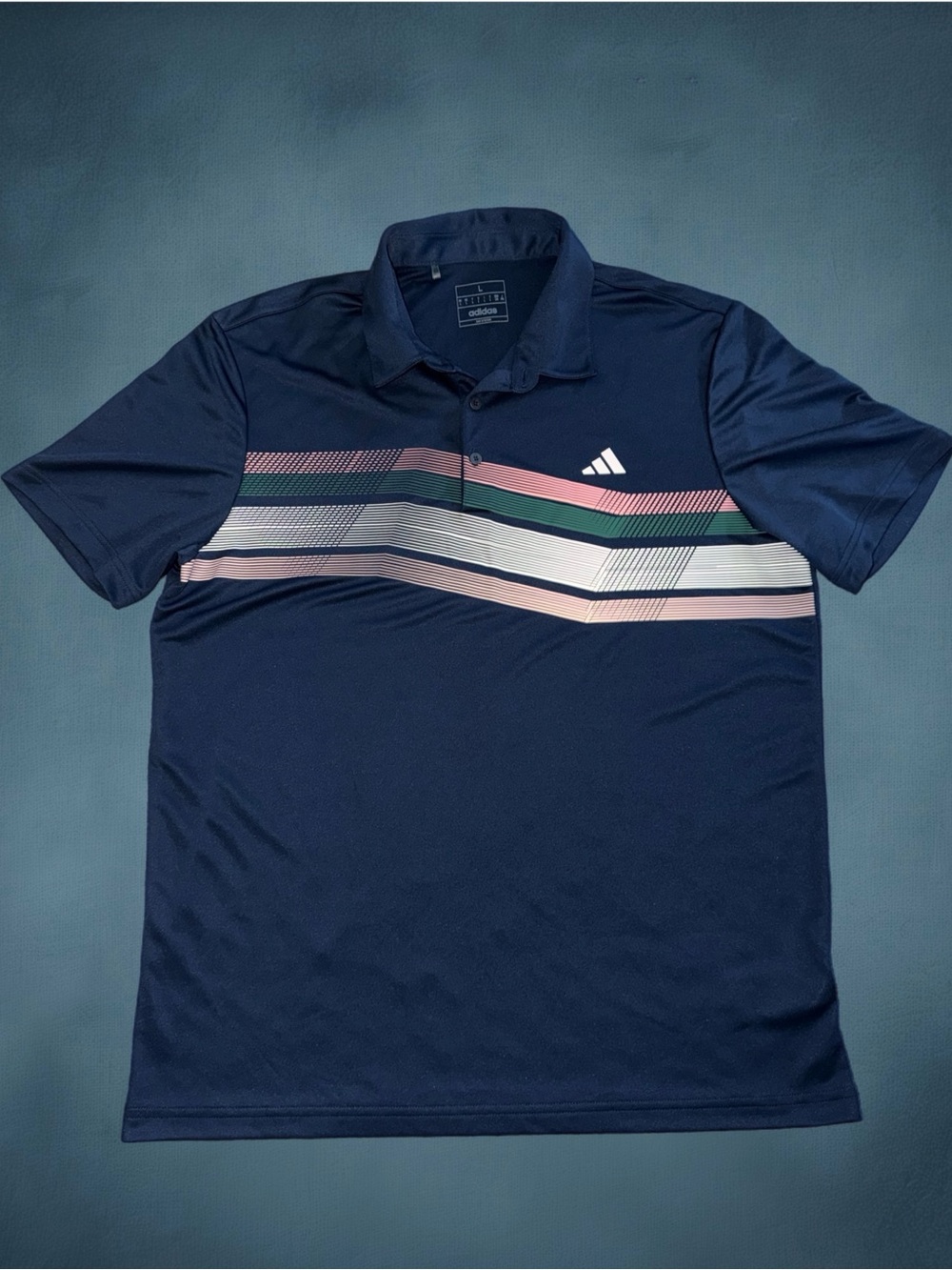 Adidas Men's golf performance navy polo shirts